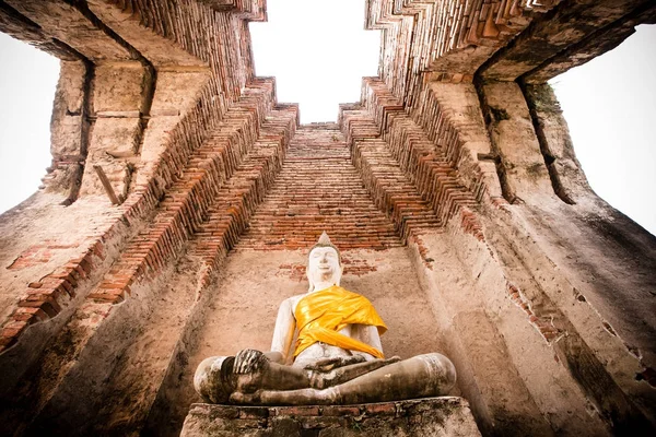 Wat Nakhon Luang Tample Prasat Nakhon Luang Ayutthaya Thailand — стоковое фото