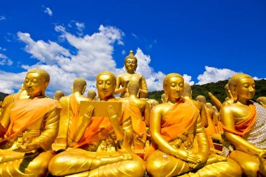 Buda park Budist anıt, Nakhon Nayok Memorial Buda boy Pang patron 1.250 Aziz