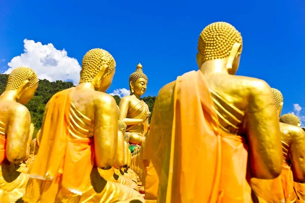 Buddha Park Buddhistiska Monument Nakhon Nayok Memorial Buddha Resning Pang — Stockfoto