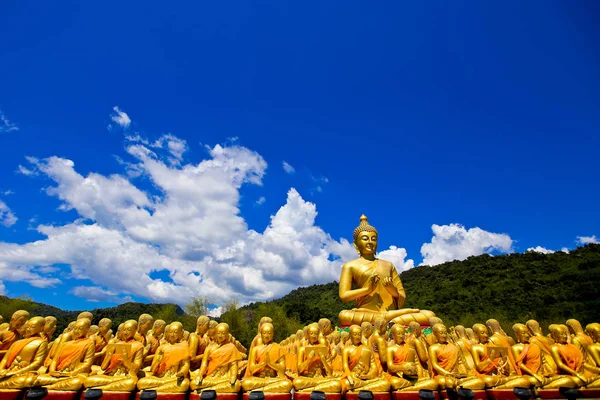 Buddha Park Buddhistický Památník Nakhon Nayok Memorial Buddha Postavy Pang — Stock fotografie