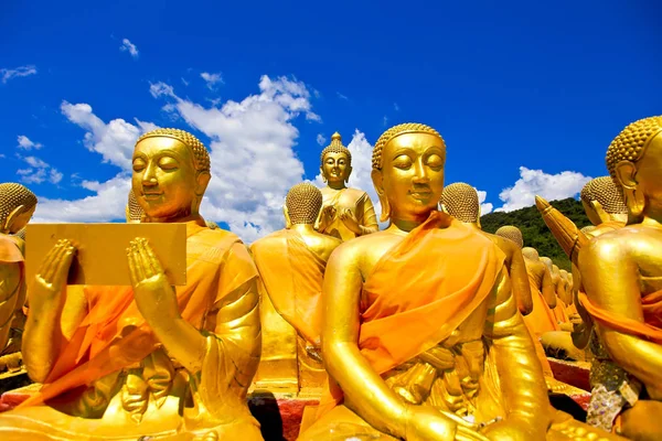 Buddha Park Buddhistiska Monument Nakhon Nayok Memorial Buddha Resning Pang — Stockfoto