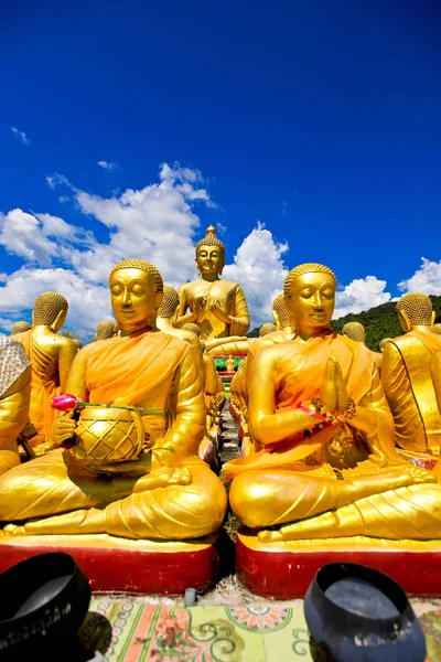 Buddha Park Buddhistický Památník Nakhon Nayok Memorial Buddha Postavy Pang — Stock fotografie