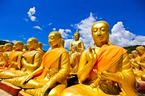 Buddha Park Buddhistiska Monument Nakhon Nayok Memorial Buddha Resning Pang — Stockfoto