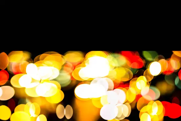 Fundo Natal Fundo Abstrato Festivo Com Bokeh Desfocado Luzes Estrelas — Fotografia de Stock