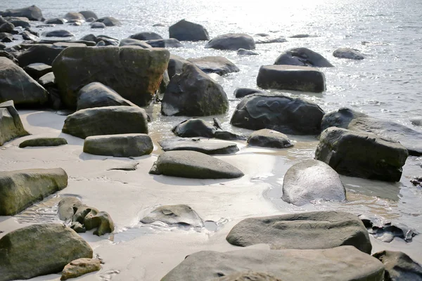 Soft Wave Sea Sandy Beach — Stock Photo, Image