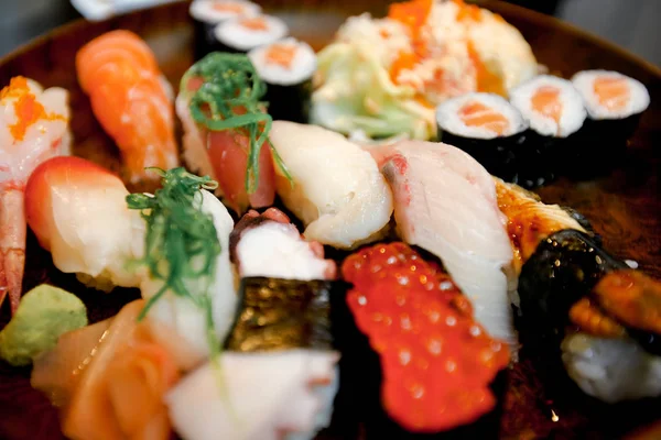 Asya restoran Sushi plaka