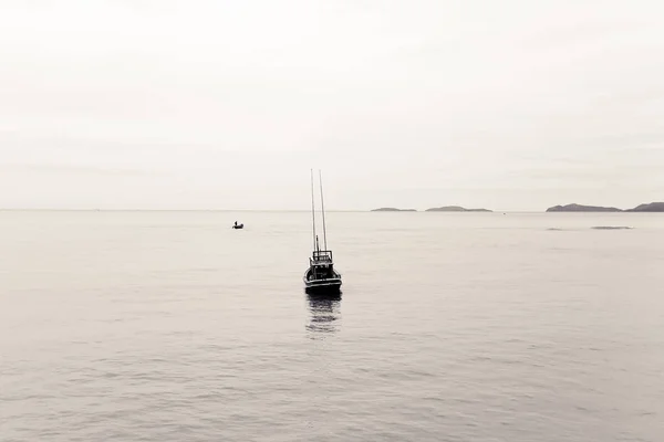 Bateaux Pêche Sur Une Mer — Photo
