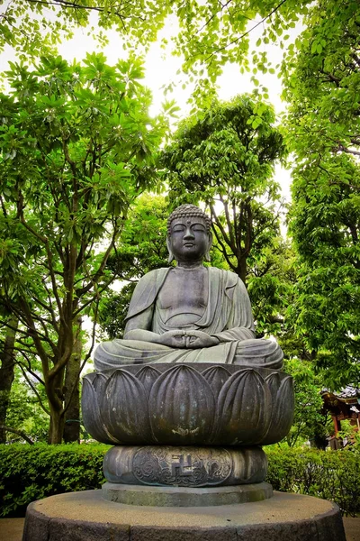 Old Ancient Buddha Statue Background — Stock Photo, Image