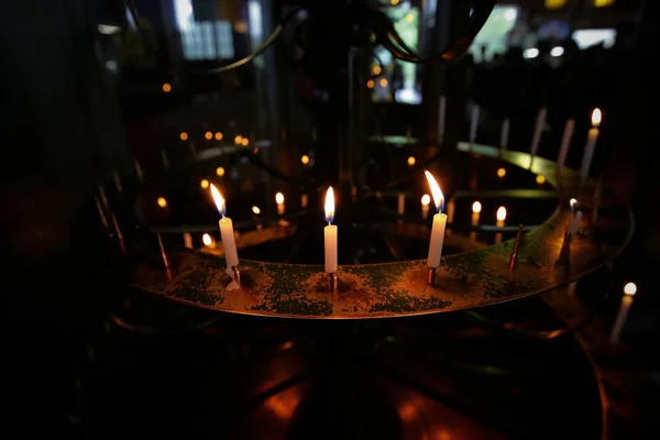 Candle Light Dark — Stock Photo, Image