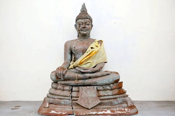 Detalhe do rosto de buddha — Fotografia de Stock
