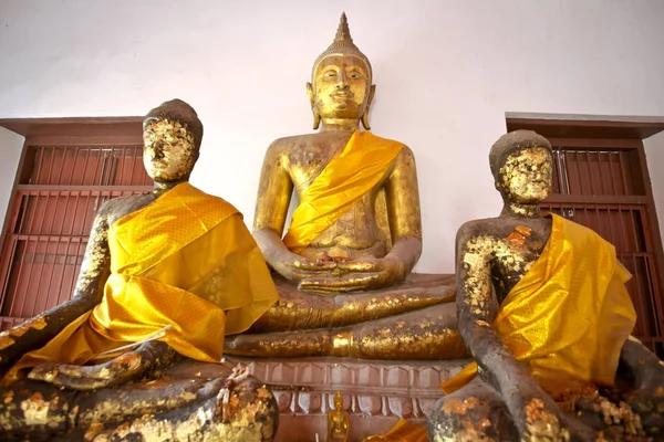 Antiga estátua de Buda antiga — Fotografia de Stock