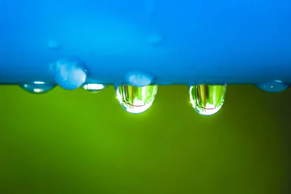 Gotas Água Durante Estação Chuvosa — Fotografia de Stock