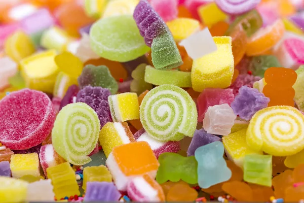 Colorful Jelly Sugar — Stock Photo, Image