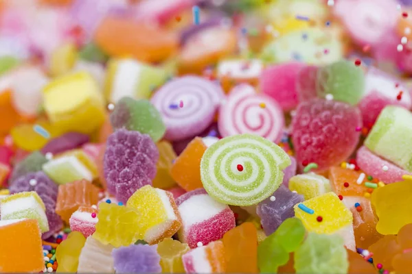 Colorido Geléia Açúcar — Fotografia de Stock