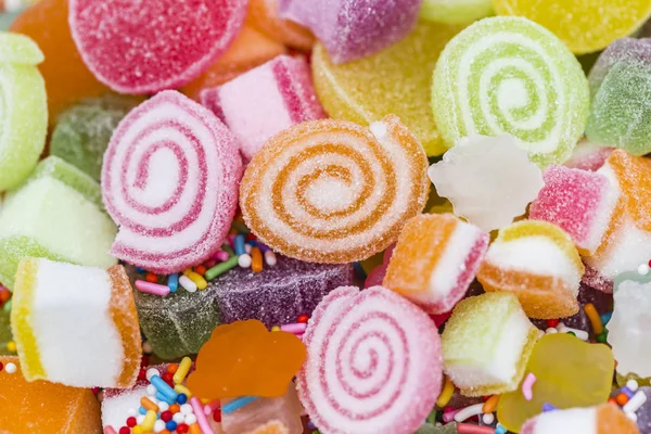 Colorful Jelly Sugar — Stock Photo, Image