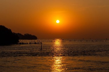 Güneşten sonra gökyüzünün renkleri