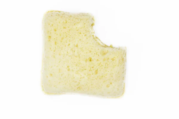 白い背景に隔離された新鮮なパン — ストック写真