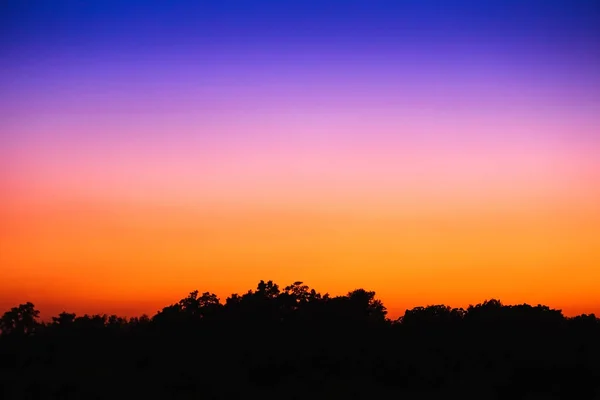 Die Farben Des Himmels Nach Der Sonne — Stockfoto