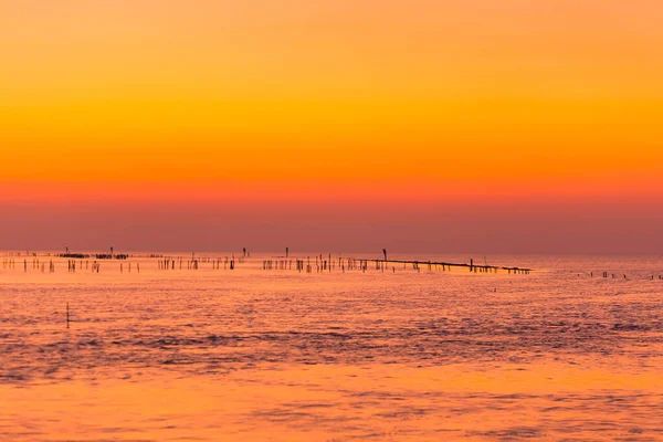 Cores Céu Depois Sol — Fotografia de Stock