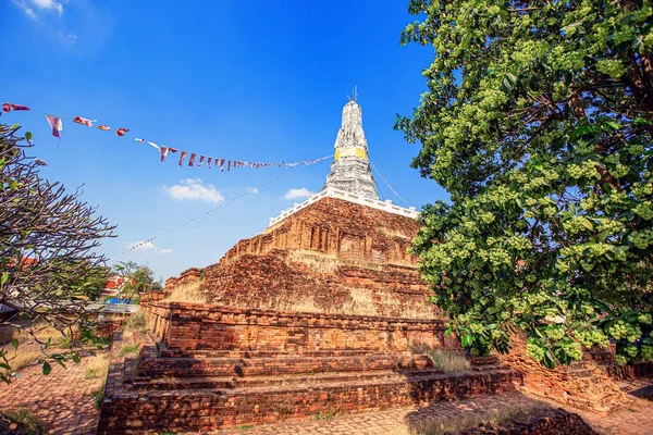 Forntida Stupa Vid Wat Phra Prathon Chedi Nakhon Pathom Thailand — Stockfoto