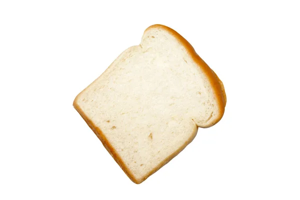 Świeży Chleb Izolowany Białym Tle — Zdjęcie stockowe