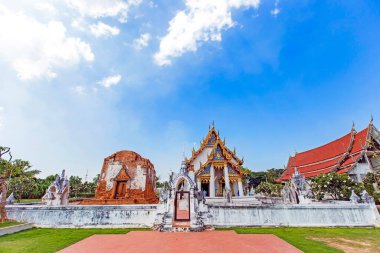 Wat Yai Chom Prasat Tha Chin, Mueang Samut Sakhon Bölgesi, Samut Sakhon, Tayland