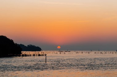 Güneşten sonra gökyüzünün renkleri