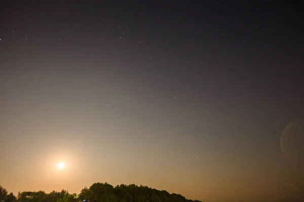 Colori Del Cielo Dopo Sole — Foto Stock