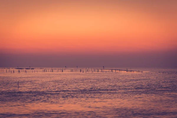 Cores Céu Depois Sol — Fotografia de Stock