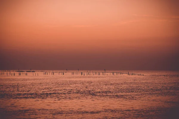 Cores Céu Depois Sol — Fotografia de Stock