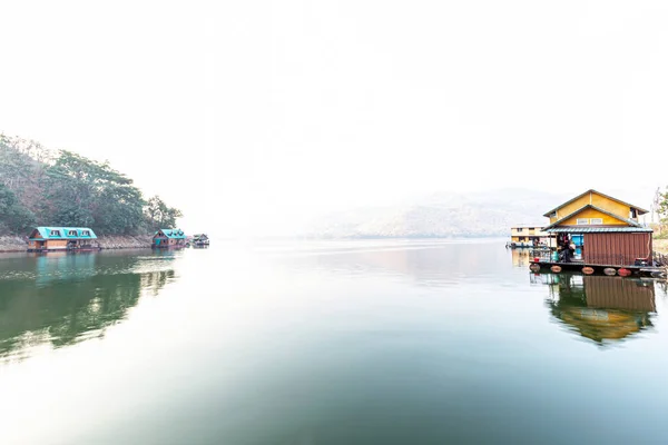 Nature Rafting Dam Kanchanaburi Thailnd — Stock Photo, Image