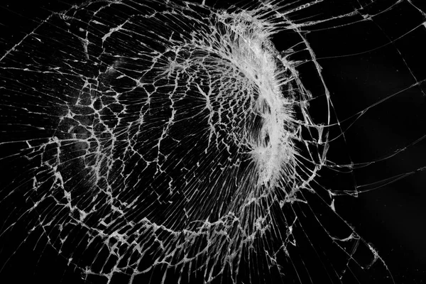 Broken glass screen texture — Stock Photo, Image