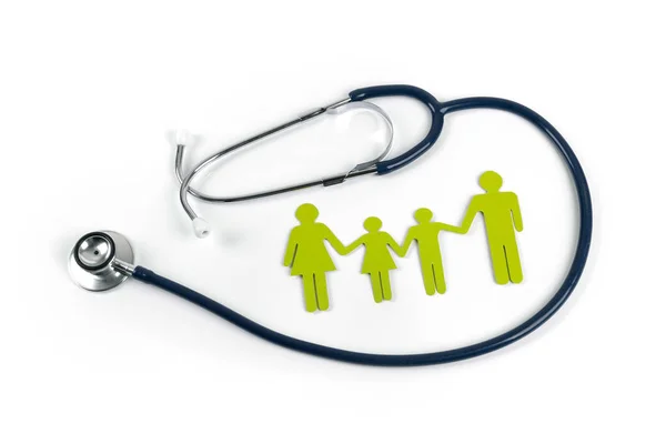 Семейное страхование жизни и здоровья — стоковое фото