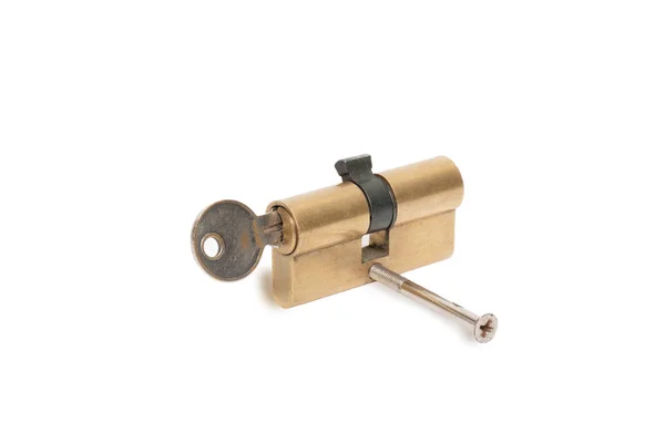 The old lock cylinder Stock Image
