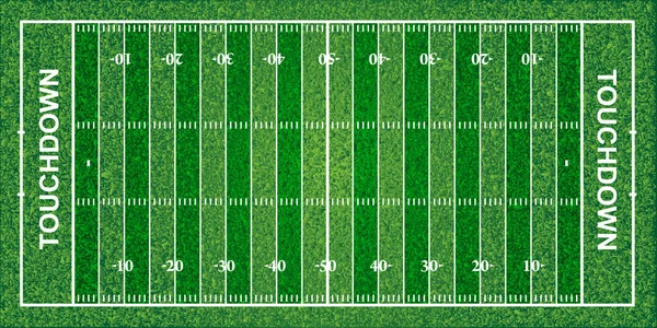 American Football Feld, Textur, Vektorillustration — Stockvektor