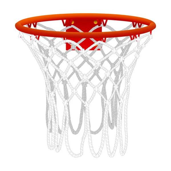 Aro de baloncesto, aislado en blanco, vector Vectores De Stock Sin Royalties Gratis