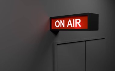 Yayın Studio hava ışıklı uyarı