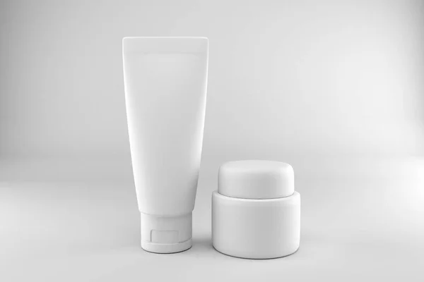 Cosmetic Package 3D rendering — Stock Photo, Image