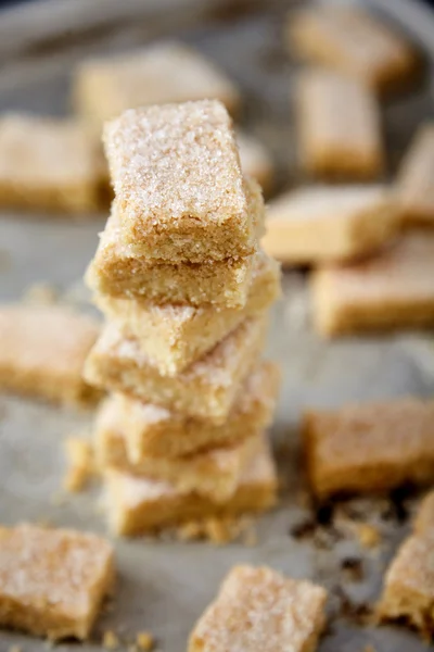 Galletas de azúcar caseras hechas de sémola con azúcar —  Fotos de Stock