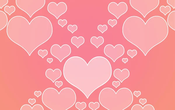 Beautiful Heart Background — Stock Photo, Image