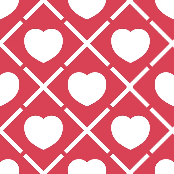 Seamless pattern with heart — Stock Vector