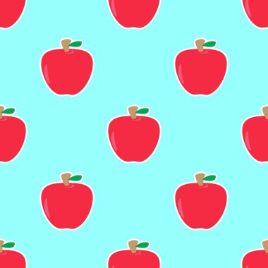 Apple Dikişsiz desen vektör