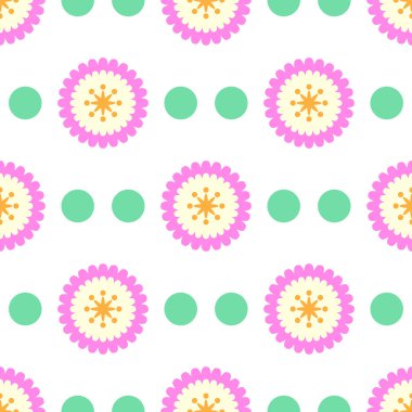 Çiçek deseni sorunsuz