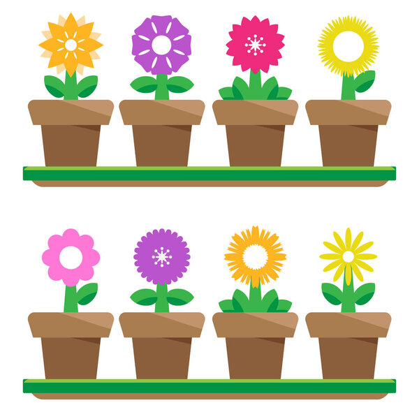 Цветы в горшках
