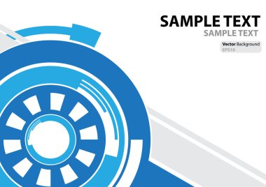 A4 şablon teknoloji abstract Tema