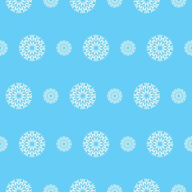 Desen kesintisiz kar tanesi