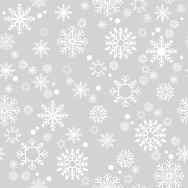 Desen kesintisiz kar tanesi