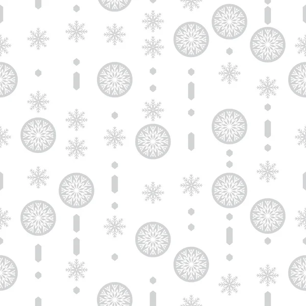 Modèle flocon de neige sans couture — Image vectorielle