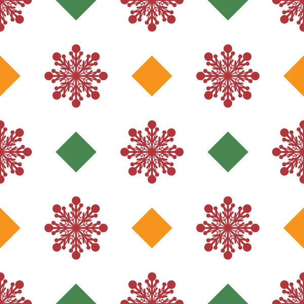 Patroon naadloze kerstthema — Stockvector