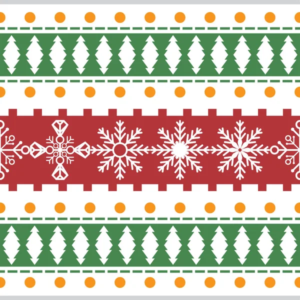 Modèle sans couture thème de Noël — Image vectorielle